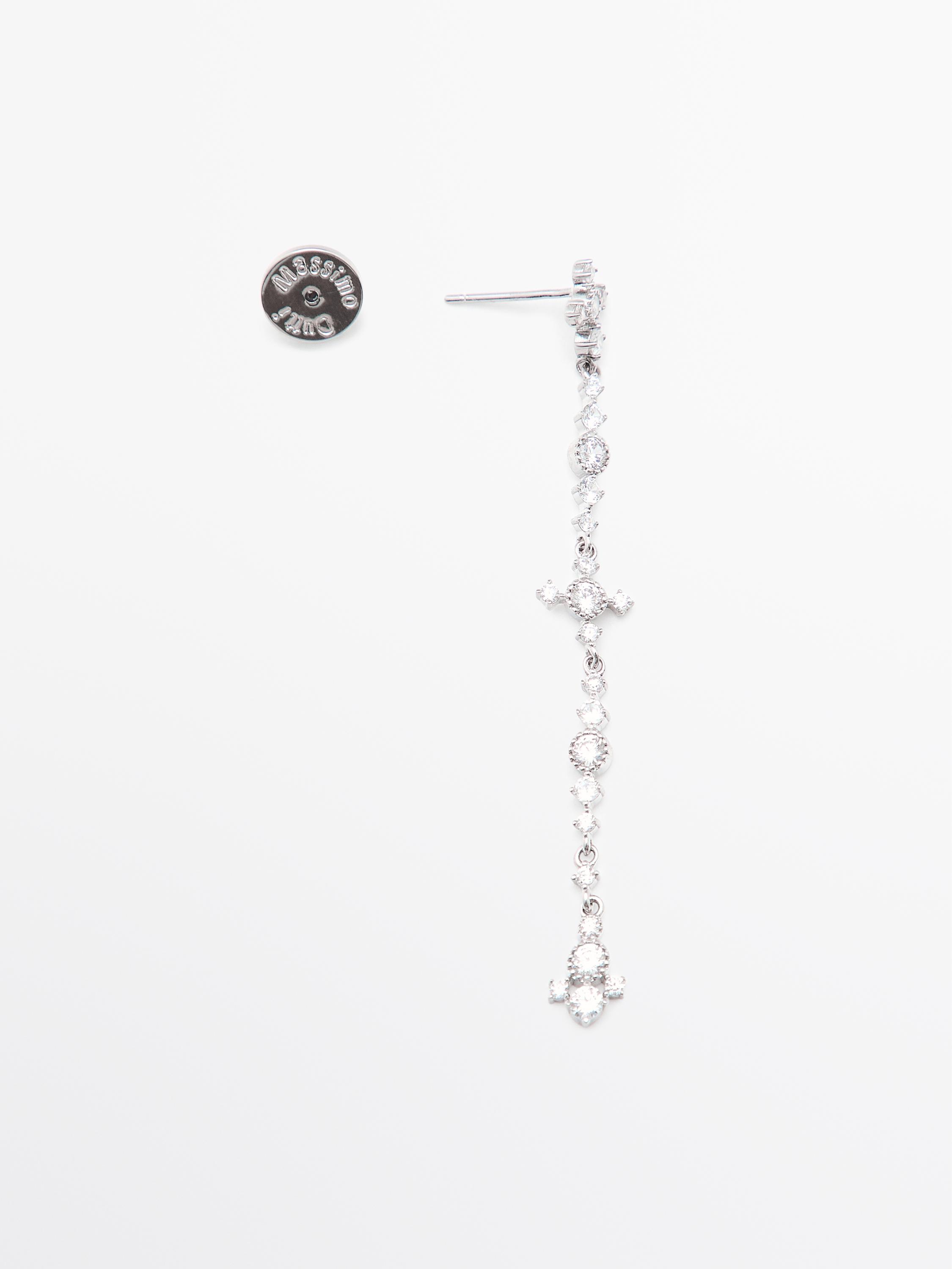 Boucles d’oreilles pendantes brillants